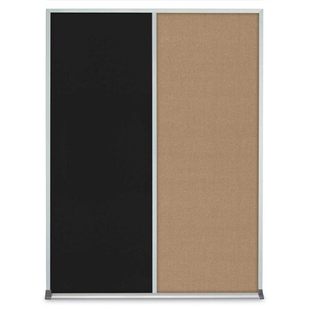 Single Door Radius Plus Corkboard,36X